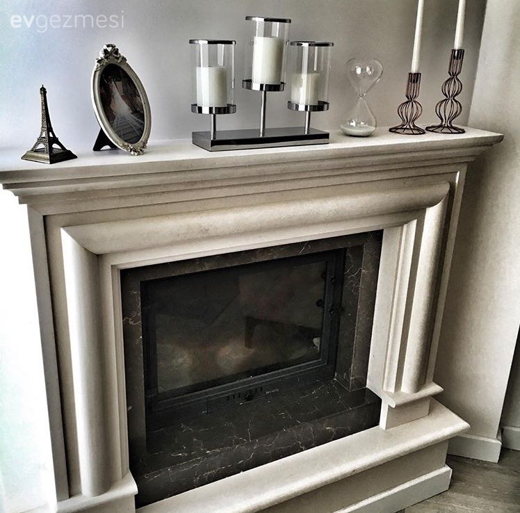 Gümüş, Salon, Şamdan, Şömine