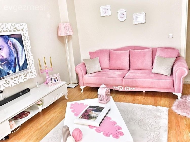 Halı, Orta sehpa, Pembe, Salon