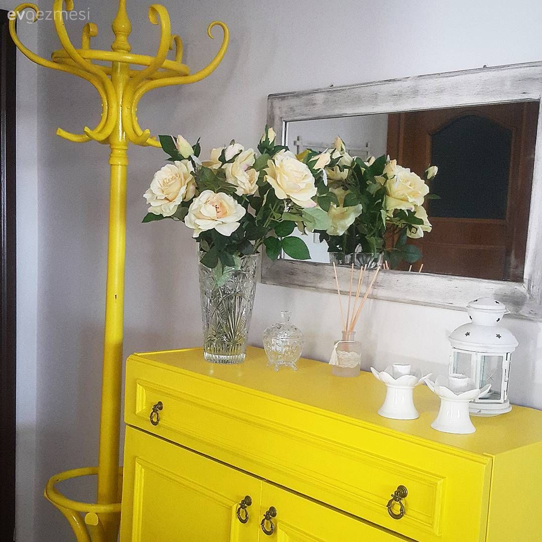 Öncesi / Sonrası, Kendin Yap, Mobilya boyama, Sarı
