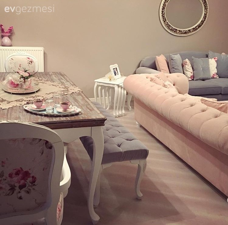 Ayna, Bank, Country, Salon, Yemek Odası