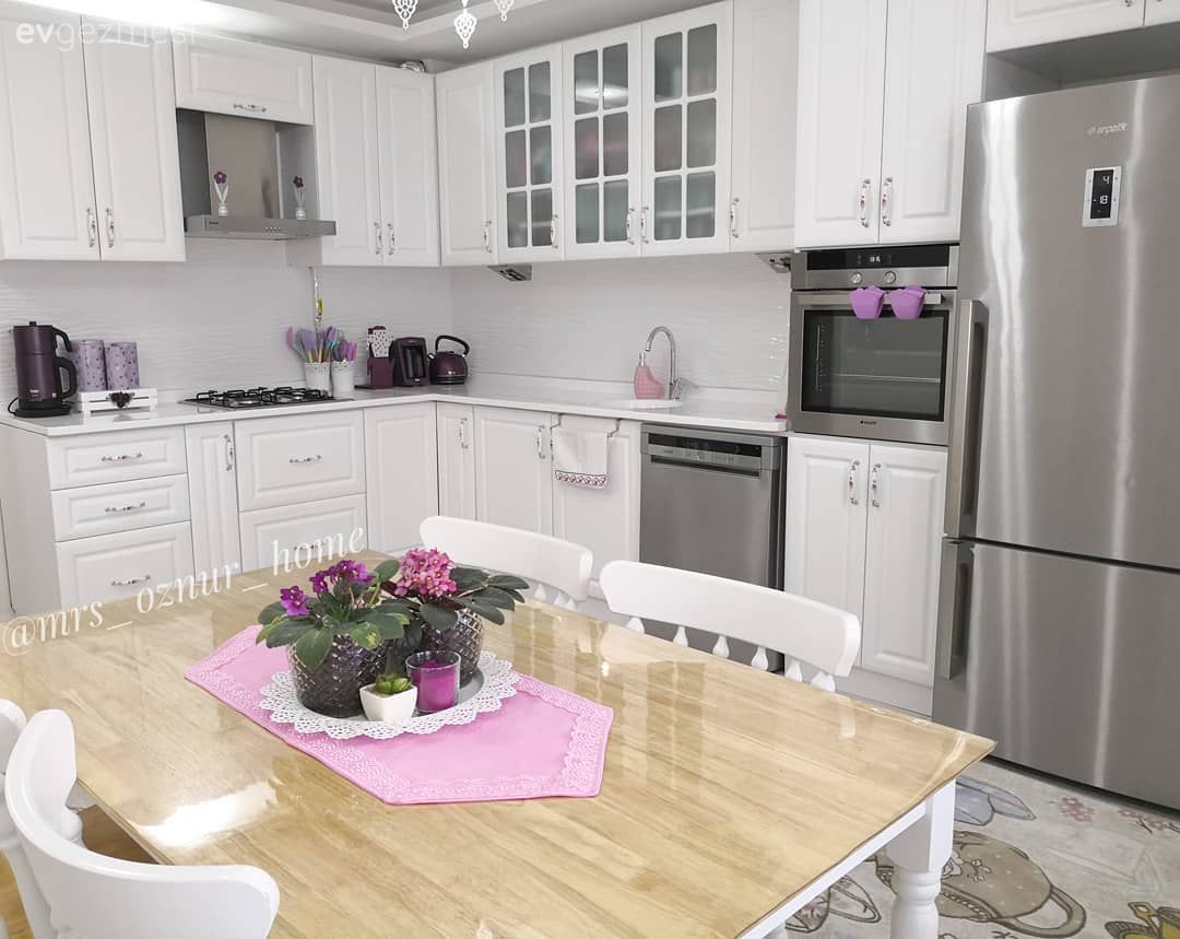 Beyaz mutfak, Mutfak, Mutfak masası, Ankastre, Country mutfak