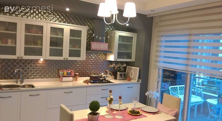 Amerikan Mutfak, Avize, Beyaz mutfak, Country mutfak, Mutfak, Mutfak masası, Aydınlatma