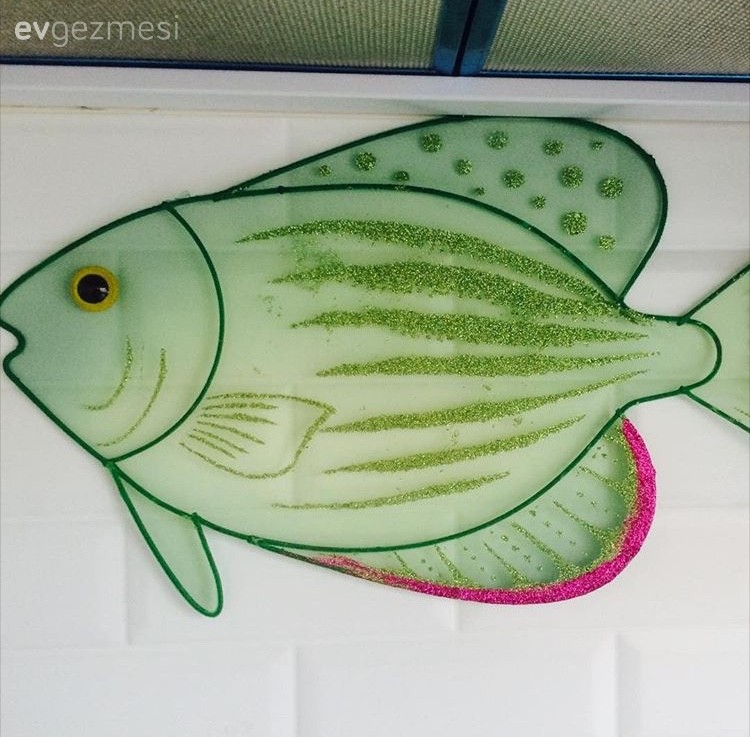 Hürrem hanımın nostaljik stilde renkli mutfağı..