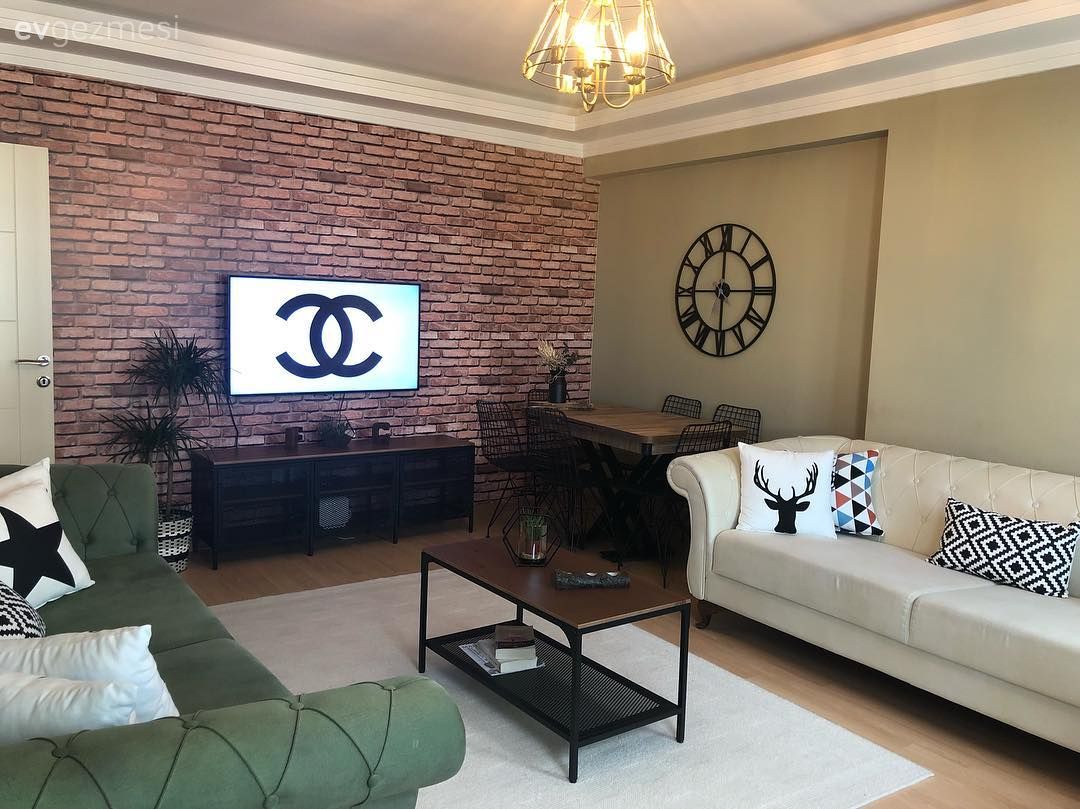 Uyumlu Renkleri Bir Arada Tutmayı İyi Bilen Bir Ev!