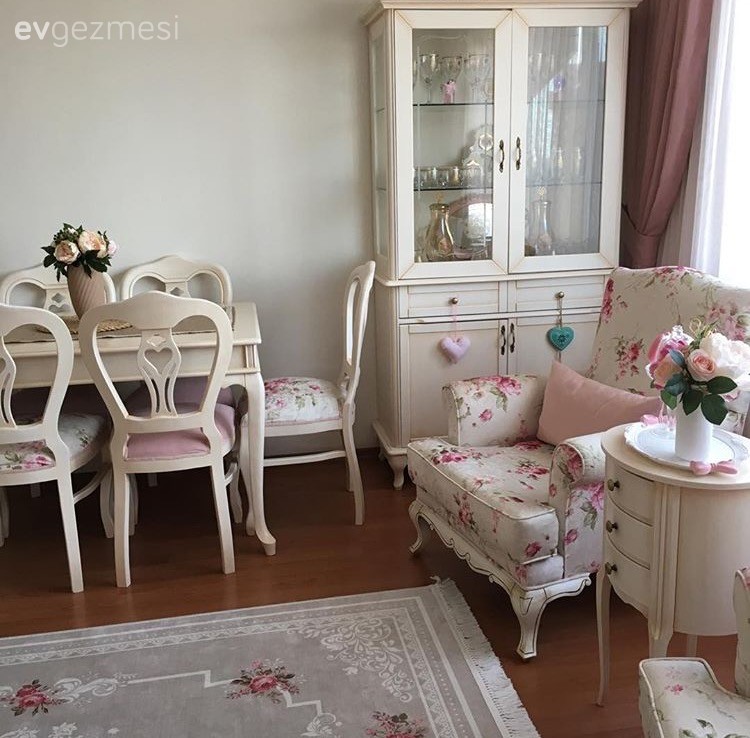 Berjer, Halı, Pembe, Salon, Yemek Odası