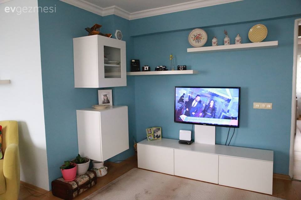 Halime hanımın dingin ve renkli bir havası olan, kimlik sahibi evi..