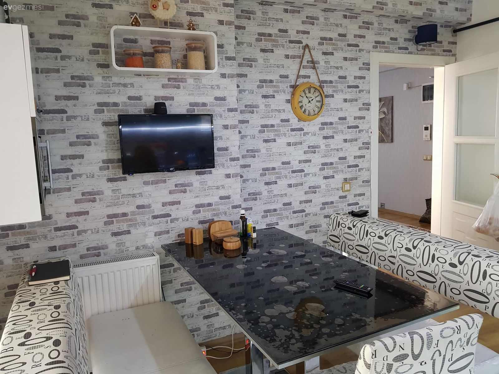 Mutfak köşesi, Mutfak, Duvar kağıdı, Mutfak masası