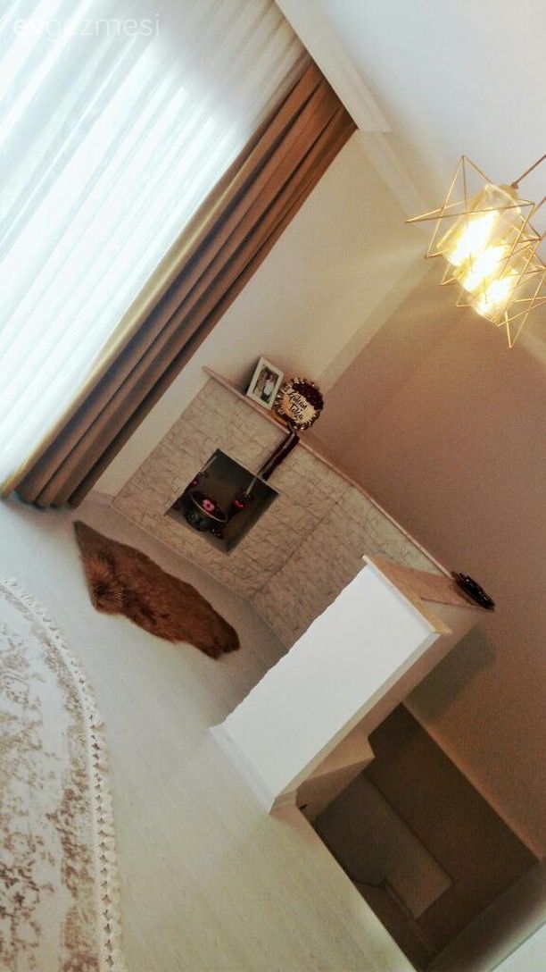 Serin renklere ahşap ile sıcak dokunuş. Gülcan hanımın evi.