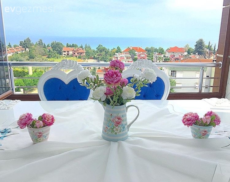 Balkon, Dekoratif Objeler, Mavi