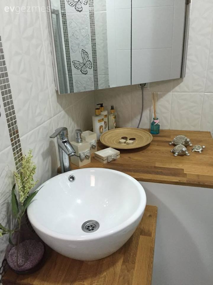 Banyo, Masif ahşap, Tezgah üstü lavabo, Banyo tezgahı, Banyo dolabı, Ahşap banyo dolabı
