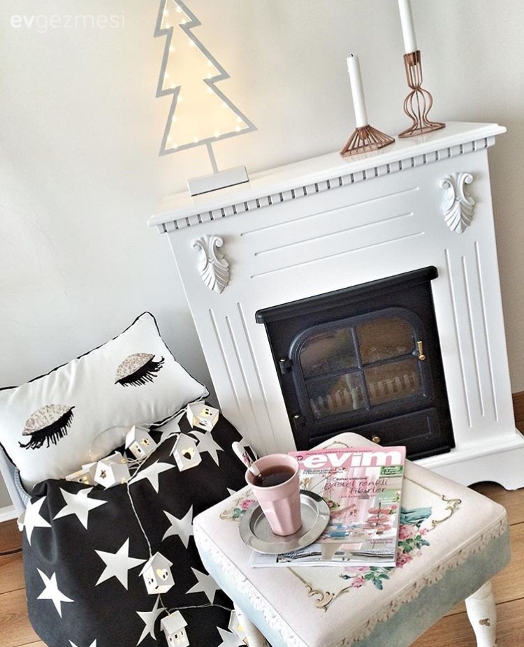 Dekoratif Objeler, Salon, Şömine