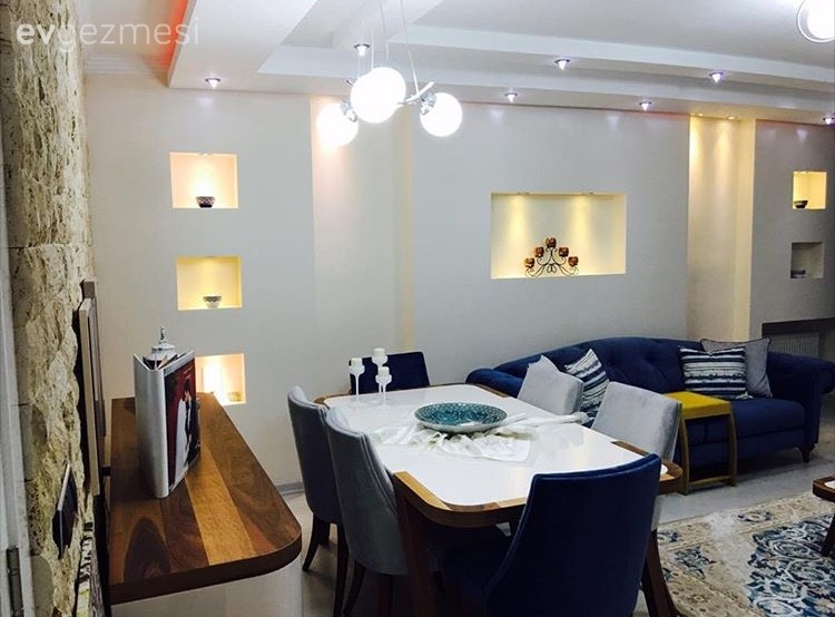 Rümeysa hanımın şık ve dingin evi..