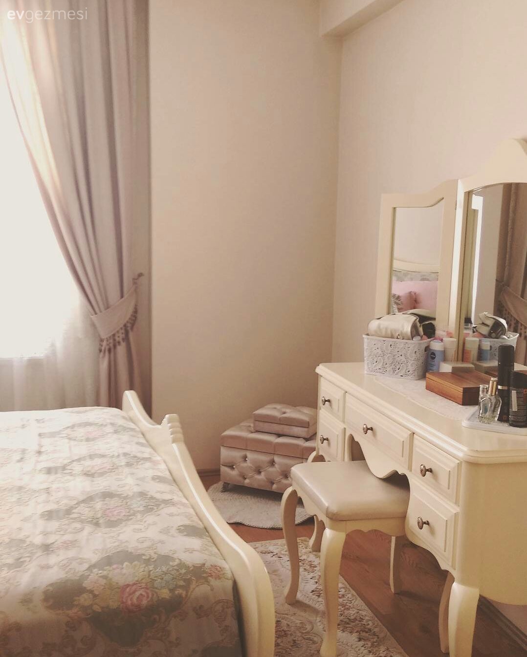 Fon perde, Yatak Odası, Perde