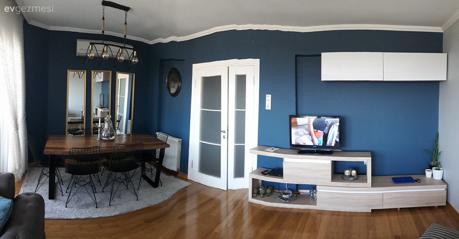 Yaşaması kolay, huzur veren bir ev, uyumlu detaylar.. İlkgül hanımın evinden..