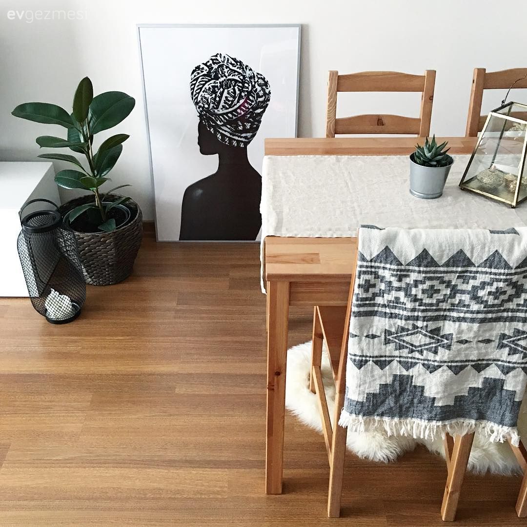 İskandinav esintilerle aydınlık ve doğal. Seden hanımın evi..