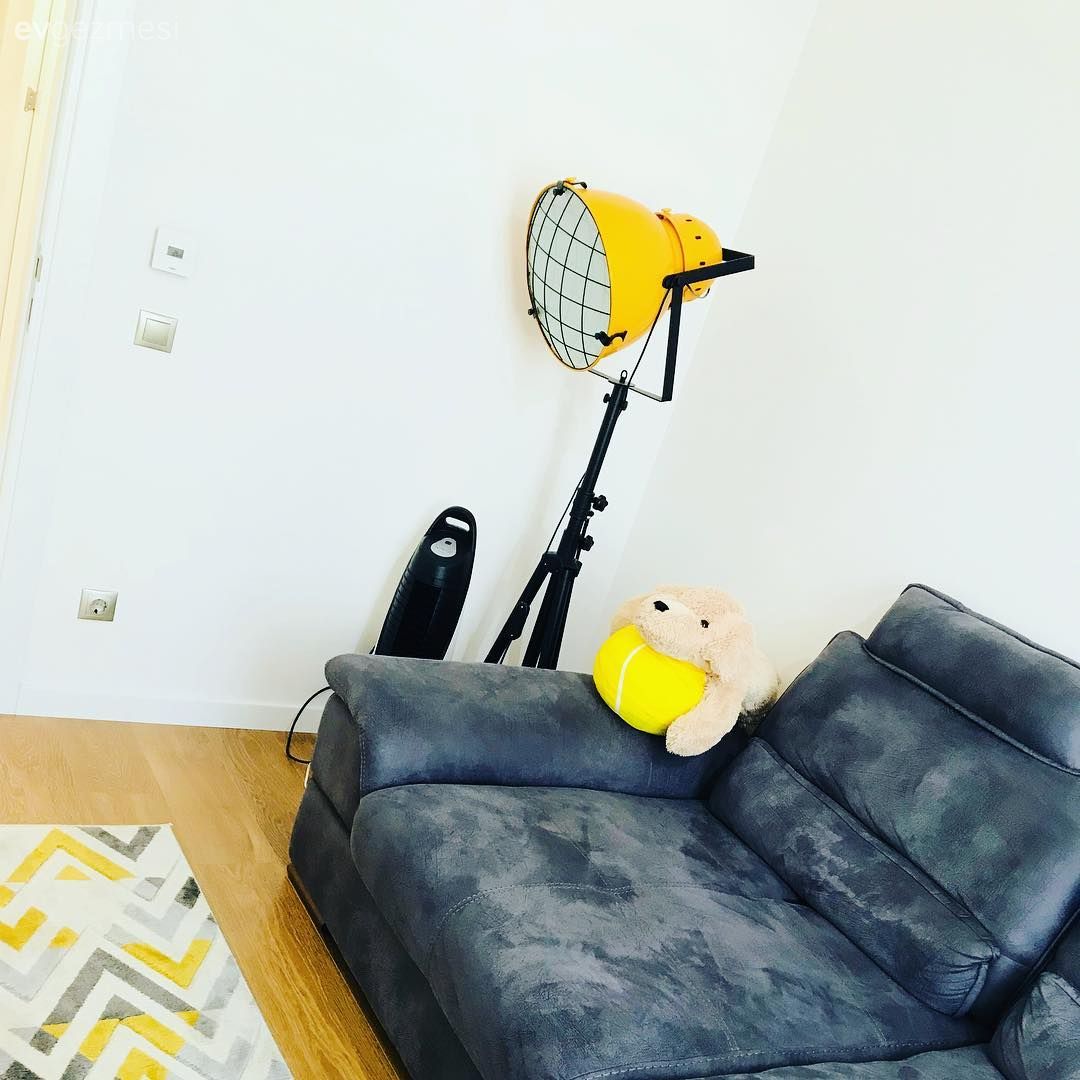 Lambader, Sarı, Gri, Oturma Odası, Köşe koltuk