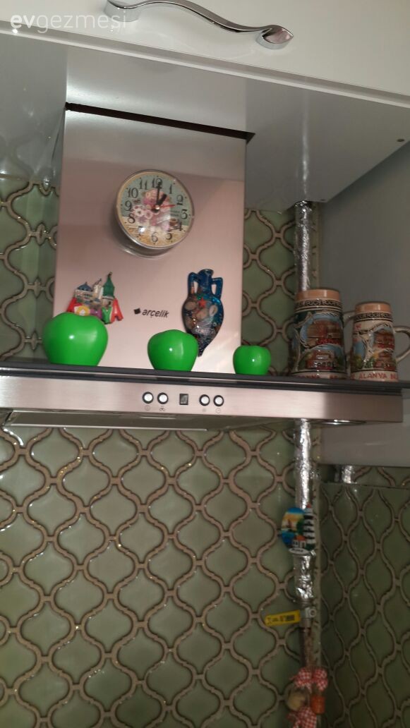 Ankastre, Tezgah arası seramik, Yeşil