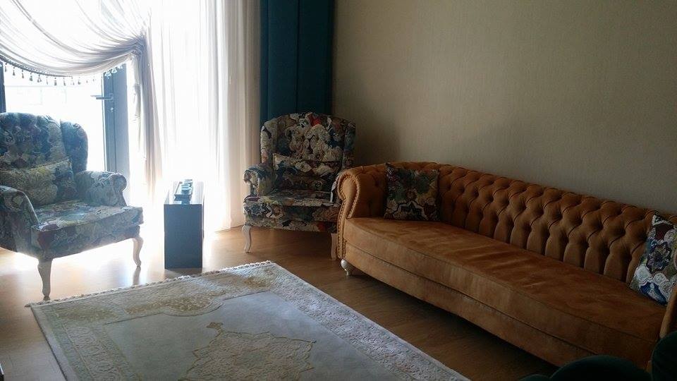 Berjer, Halı, Oturma Odası, Sarı