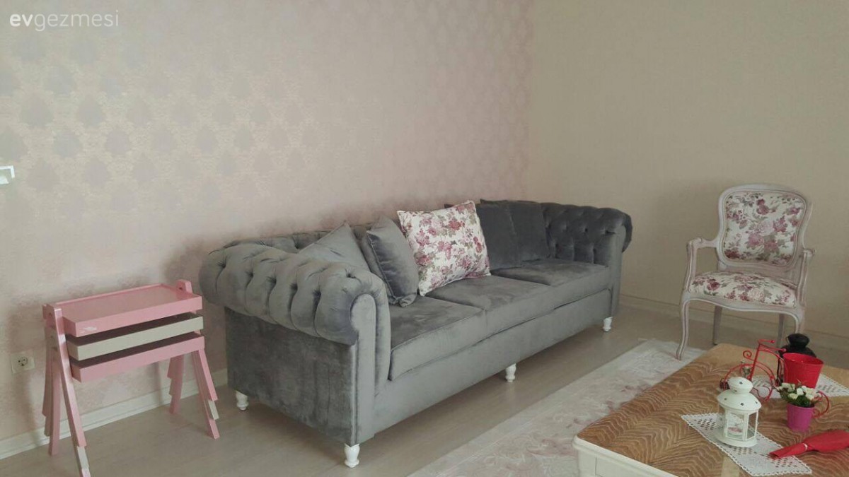 Gri, Halı, Salon, Kırlent