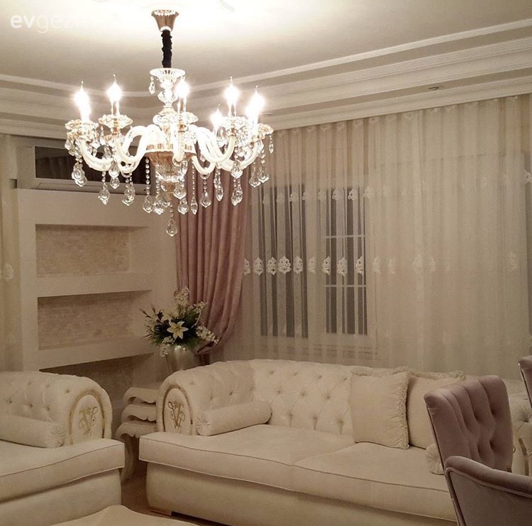 Avize, Duvar Nişleri, Pembe, Salon, Aydınlatma