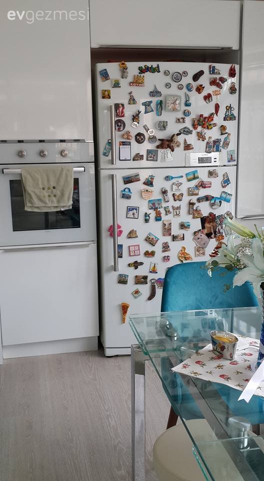 İlknur hanımın deniz esintili modern mutfağı..