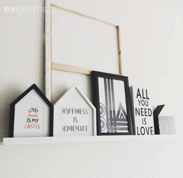 Dekoratif Objeler, Duvar rafı