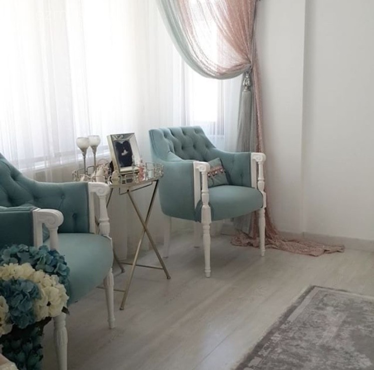 Berjer, Perde, Salon, Yeşil