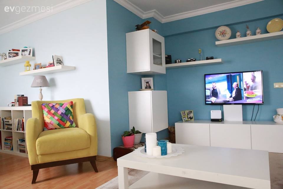 Halime hanımın dingin ve renkli bir havası olan, kimlik sahibi evi..