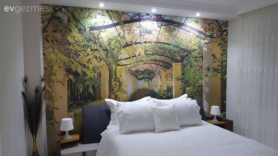 Aydınlatma, Duvar kağıdı, Yatak Odası