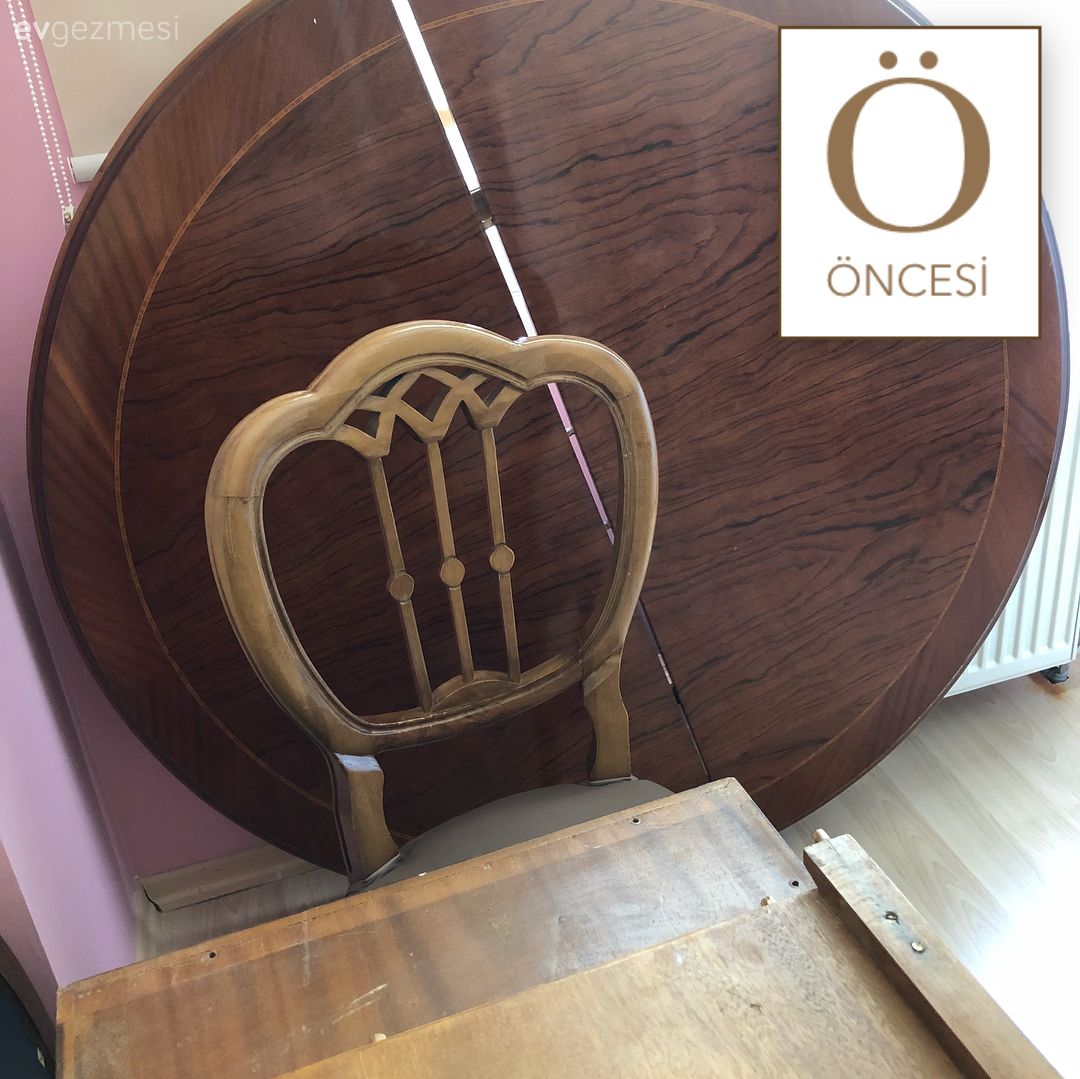 Meral hanımın ikinci el aldığı yıpranmış takımın şahane parçalara dönüşümü..