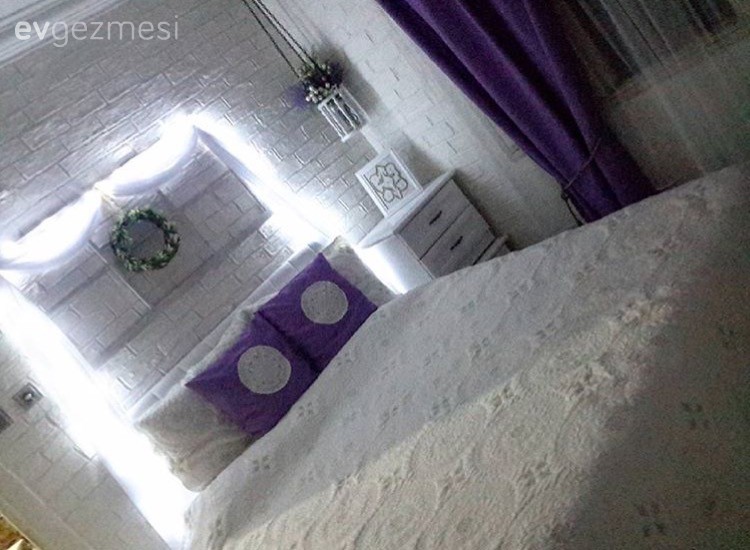 Filiz hanımın anneler günü hediyesi: Yatak odasının el emeği dönüşümü.