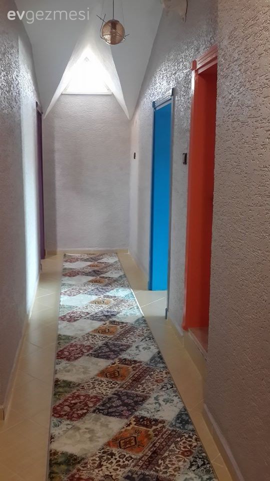 Halı, Hol, Mavi, Turuncu