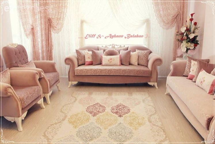 Halı, Pembe, Perde, Salon
