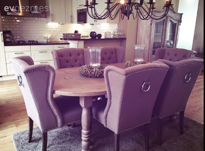 Ahşap Mobilya, Avize, Aydınlatma, Yemek Odası