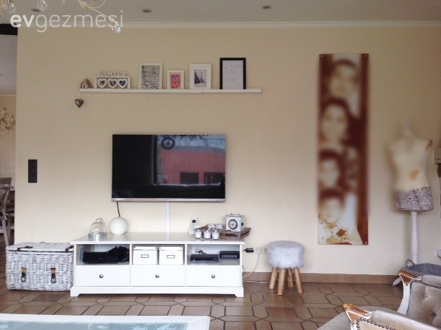 Duvar dekorasyonu, Salon, Tv ünitesi