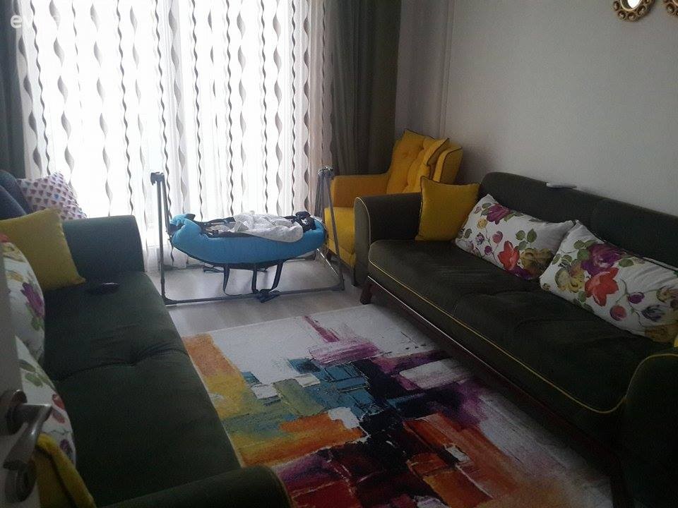 Halı, Oturma Odası, Perde, Sarı, Yeşil