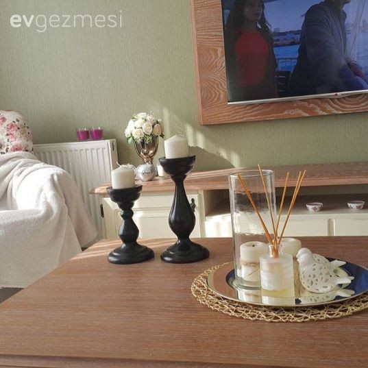 Sibel hanımın nostaljik esintilerle dolu sıcak ve zarif evi..