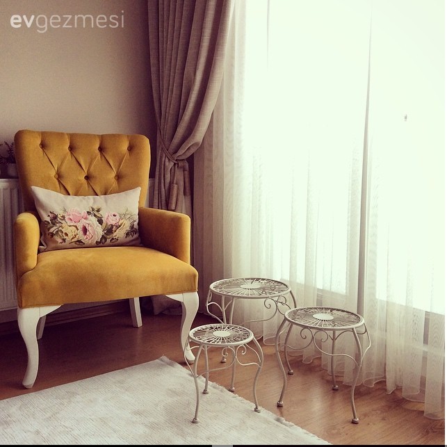 Seda Hanım'ın doğal tonlardaki huzur verici evi