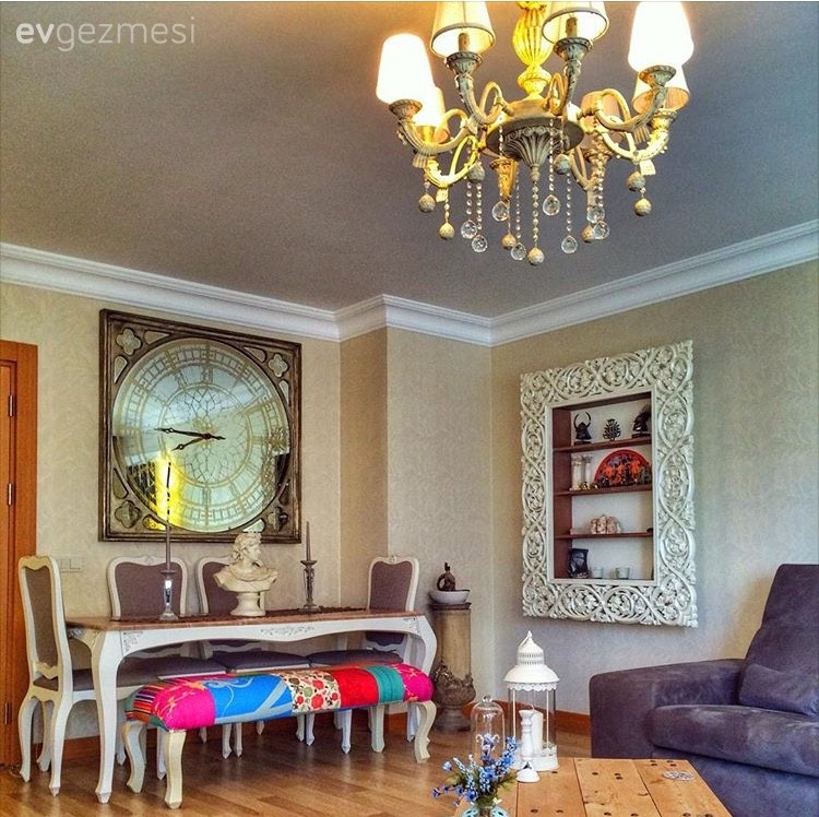 Aydınlatma, Ayna, Salon, Sehpa, Yemek Odası