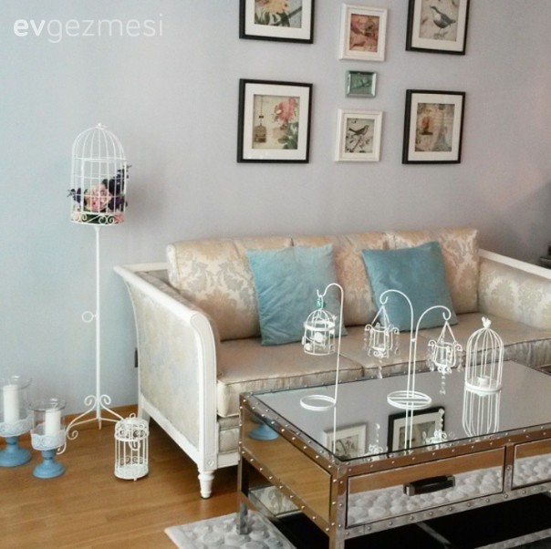 Duvar dekorasyonu, Salon, Sehpa