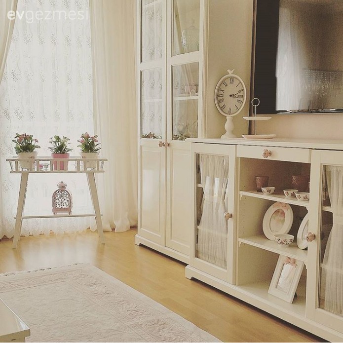 Çiçeklik, Salon, Tv ünitesi