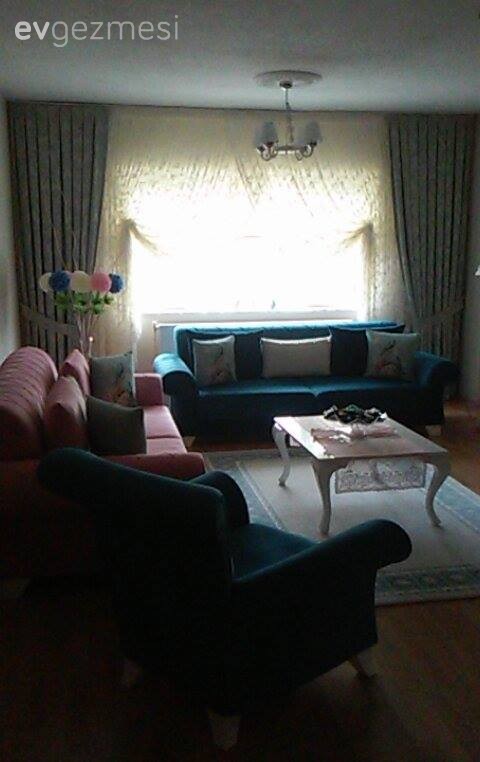 Mavi, Pembe, Salon, Sehpa