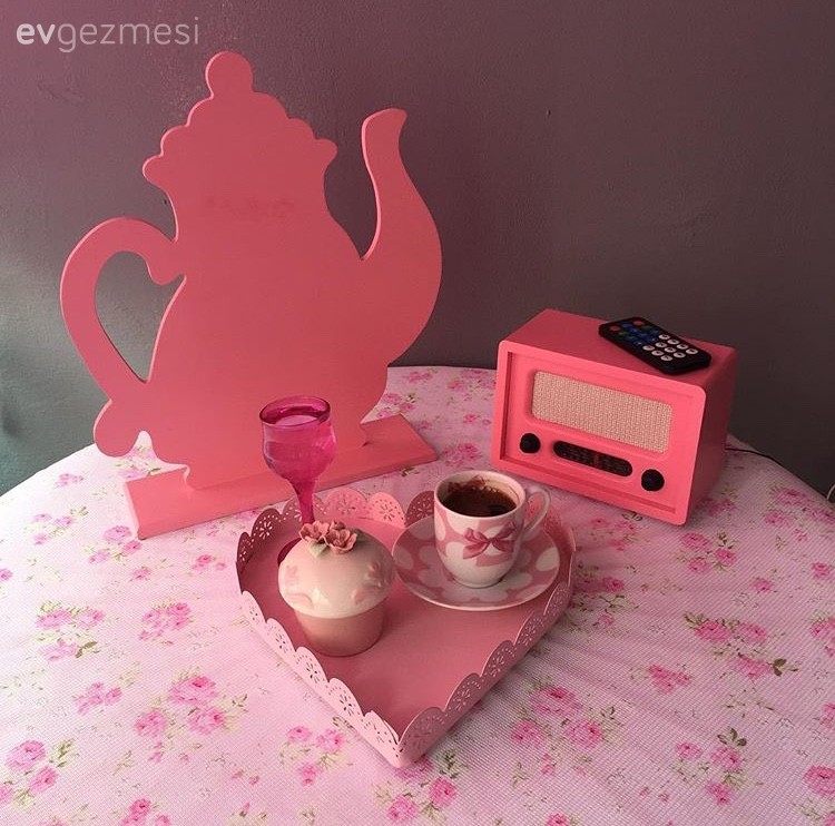 Balkon, Dekoratif Objeler, Pembe