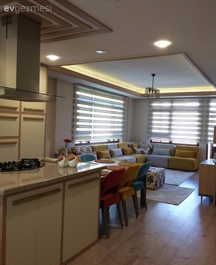 Mutfak, Ada mutfak, Oturma Odası