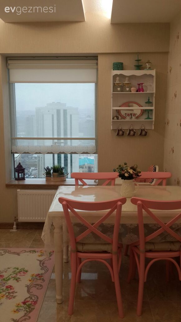 Mutfak, Mutfak masası, Pembe, Terek