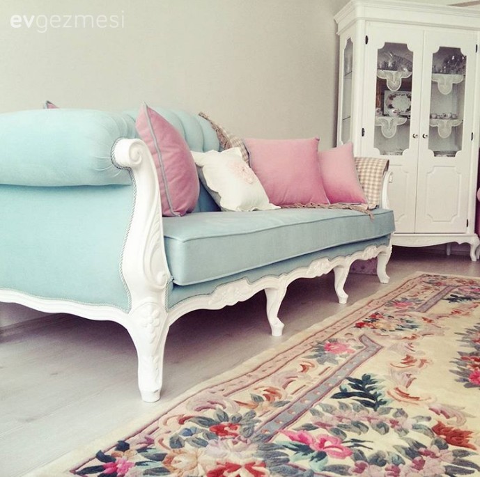 Duygu hanımın emeği ve zevkini kattığı, zarif ve tatlı evi..