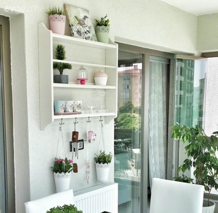 Balkon, Çiçekler, Terek