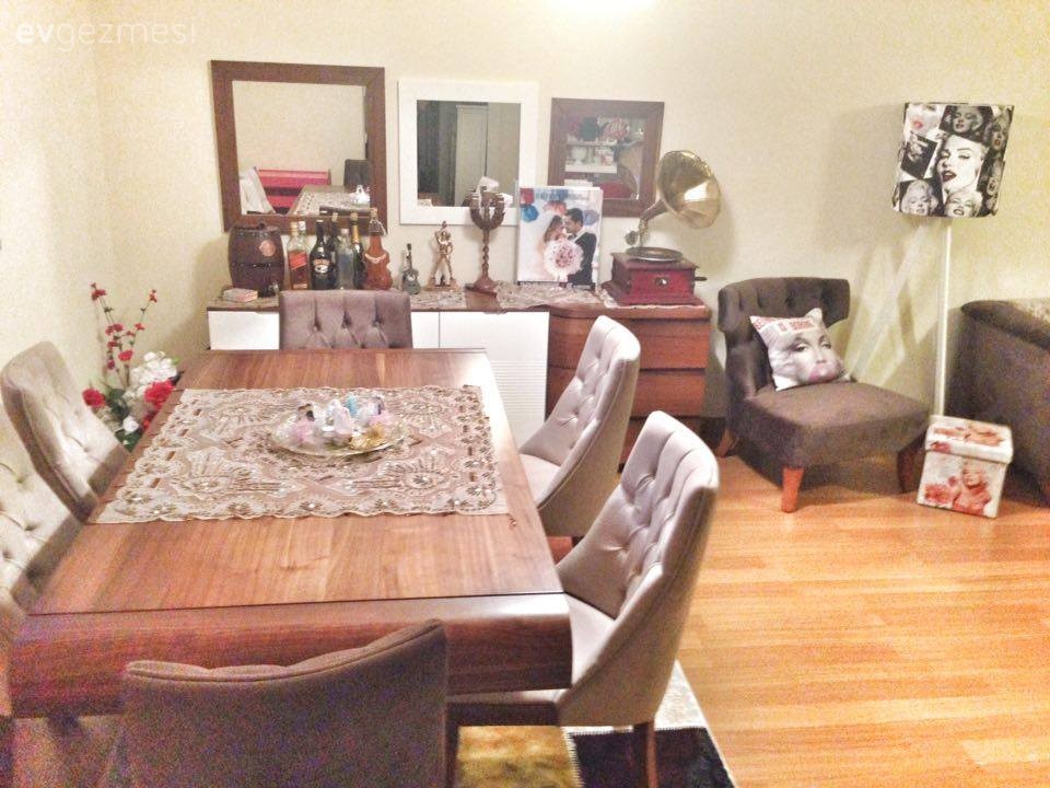 Ahşap Mobilya, Krem, Yemek Odası