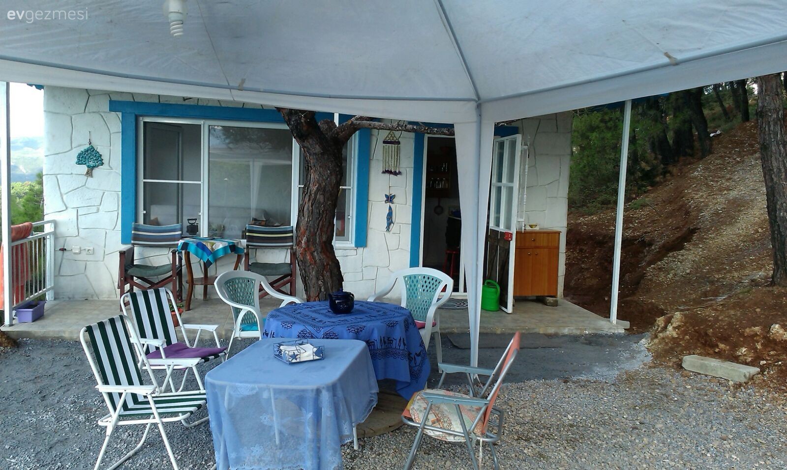 Bahçe, Dış cephe, Köy evi