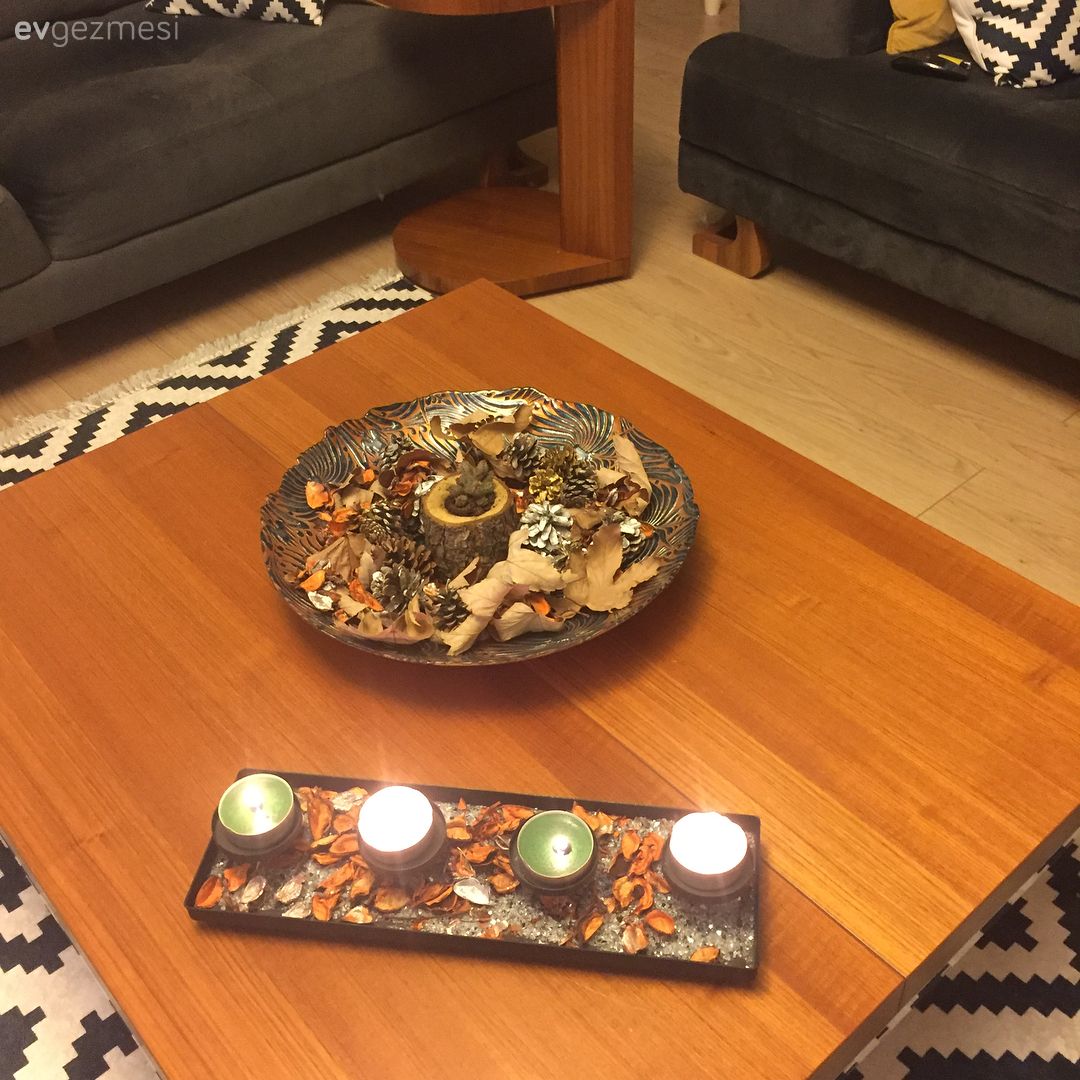 Ahşap Mobilya, Dekoratif Objeler, Orta sehpa, Salon